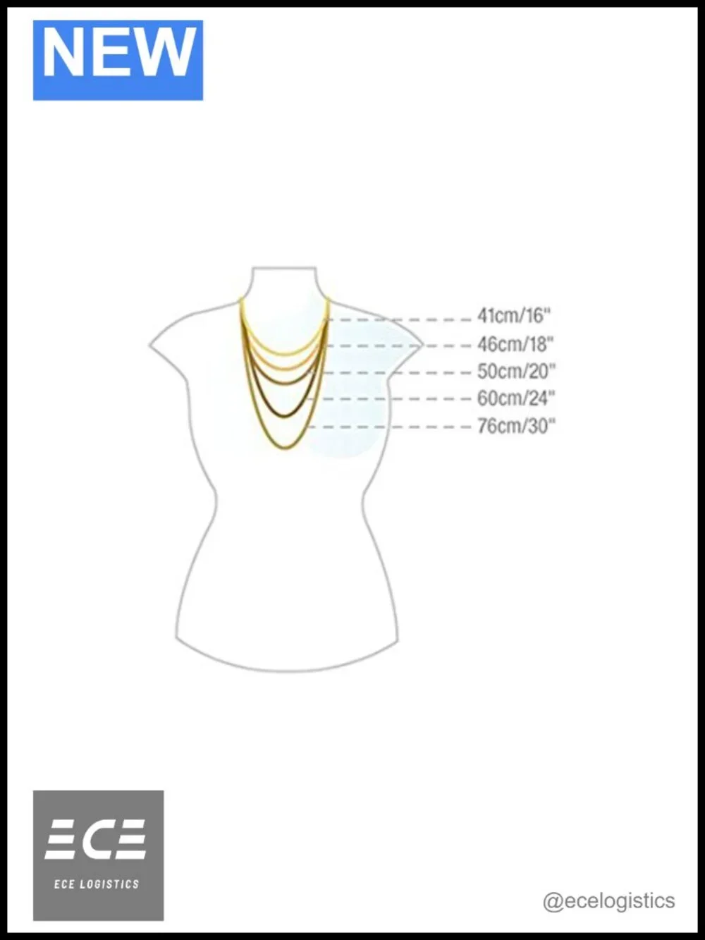 18k Gold Plated 3mm Rope Chain Necklace Spring Ring 22 in